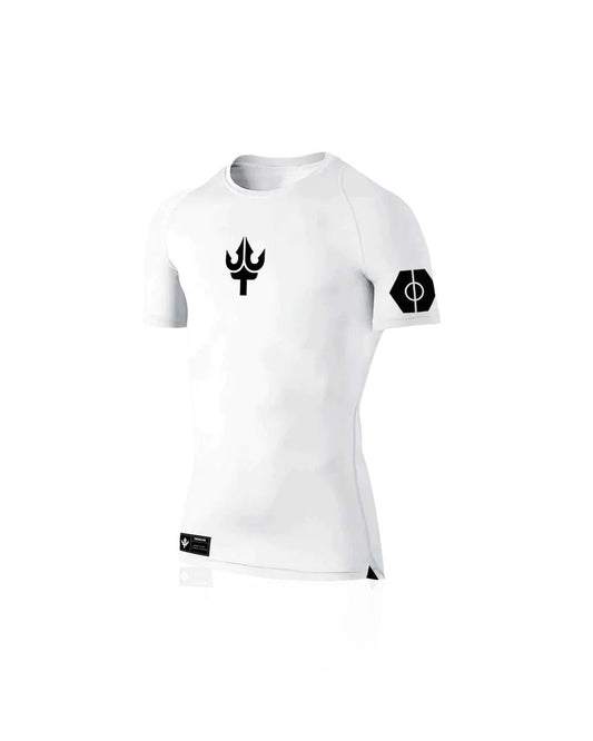 Camiseta Térmica Fútbol Manga Corta Blanca - TrincheBalk