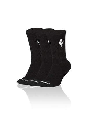 Calcetines Clásicos Negros (Pack de 3) - TrincheBalk